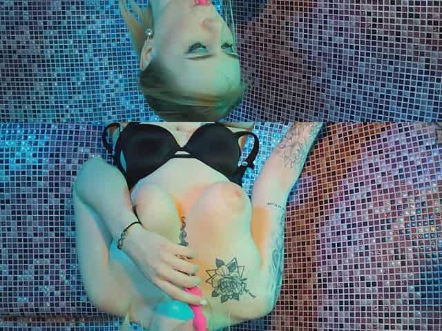 Curvy solo model Melonie masturbates with her favorite toy