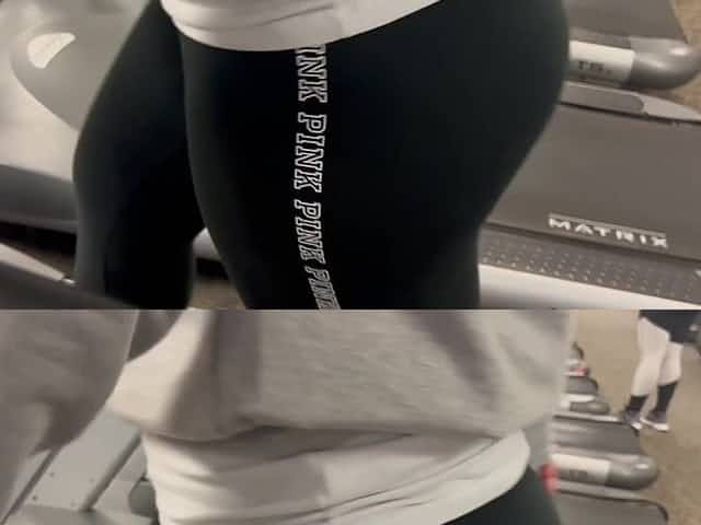 Gym Day Wearing Watch Thru Leggings Showing Off My Bubble Booty