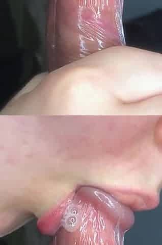 Swallowing Cum From Condom