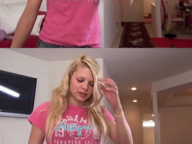 Concupiscent teen little taylor sucking on wang