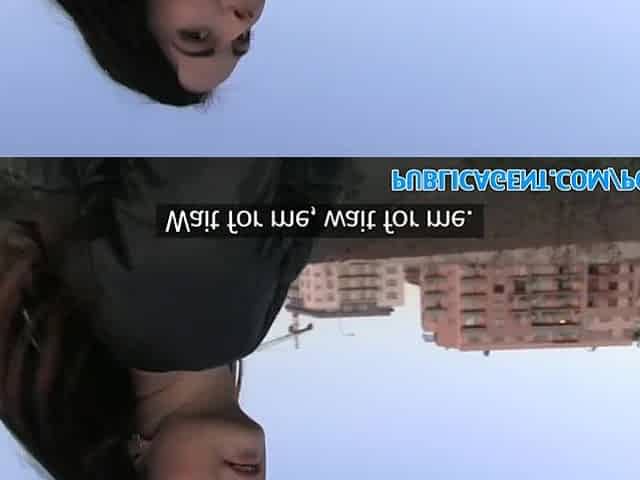 PublicAgent Large titties honey drilled in forest