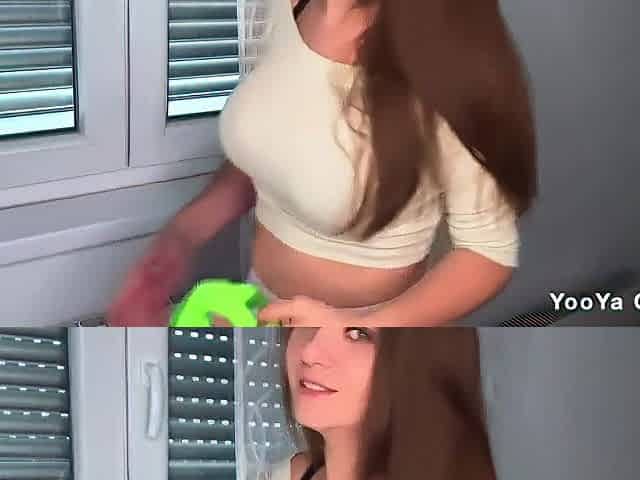 Giant Penis - Excited Stepmother Surprised her Stepson