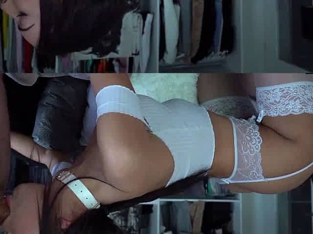 Extreme amateur pov blowjob with brunette babe