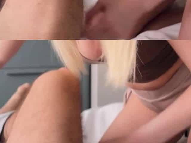 Blonde FUCKS On The first TINDER DATE / She wants MORE -
