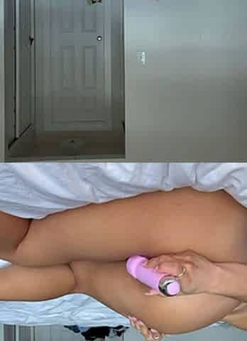 Stacked brunette goes solo toys and masturbation