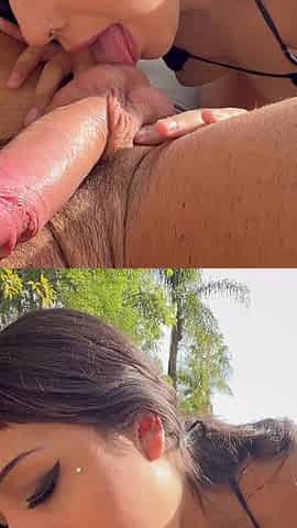 The Hairy Brown Pussy of Selene Sativa in My POV