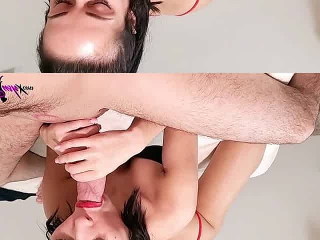 Crystal Rush Explores Sensual Provocative Deepthroat With Intense Desire