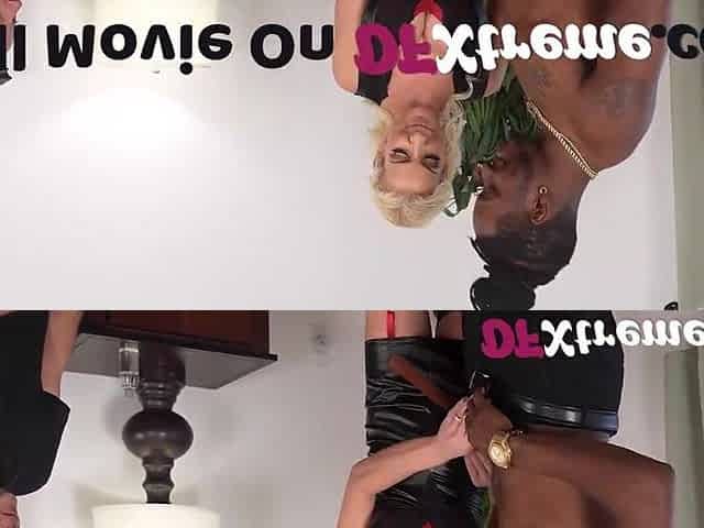 Hubby Invite Ebony Dong To Take Wifes Butt