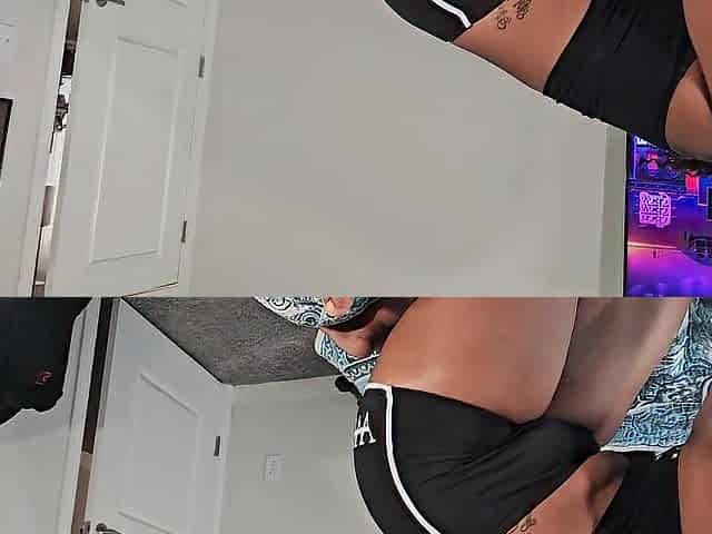 Hot black Dominant Lyric Sky gets smoked out and feet worshipped by BBC Dreads Way