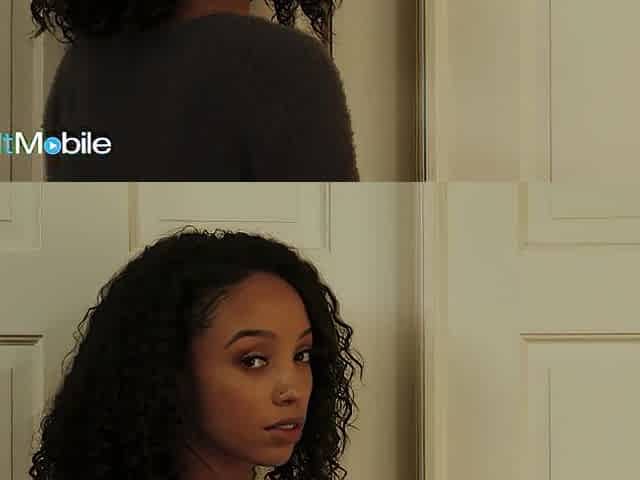 ADULTMOBILE - Ebony Goddess Embraces Her Lover As She Takes A Ride On Him On Their Bed