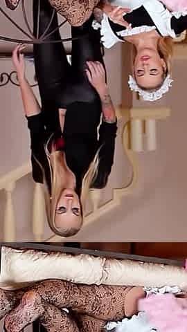 Angelia Critsal and Kayla Green Getting Wet and Wild in a Hot Lesbian Domination Fuck