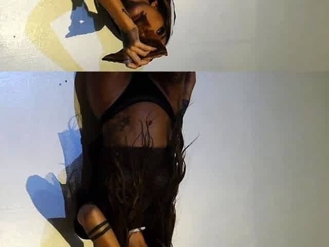 Hot brunette from squirt masturbating on webcam