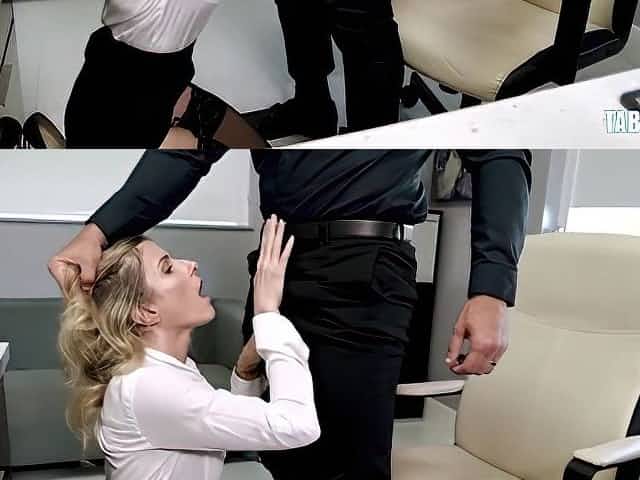 Bosomed Secretary In Stockings Gets Sodomized By Her Boss With J Mac