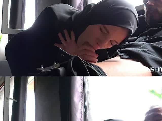 Muslim Slut Sara Kay Rides Huge Dick