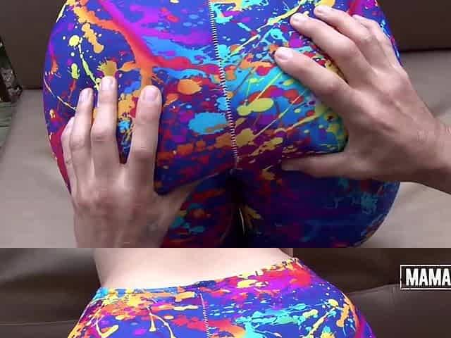 Large Tit Lalin girl Bent Over Whilst That guy Rubs Oil Unfathomable Into Her Thick Booty