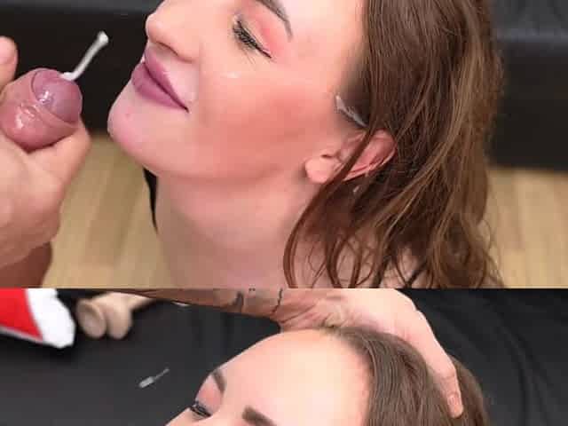Real amateur college coed teens blowjob cumshot
