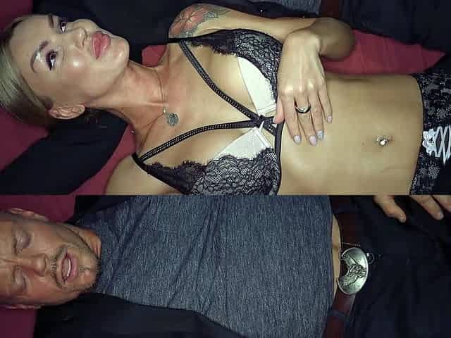 Hottie cougar gets gangbanged