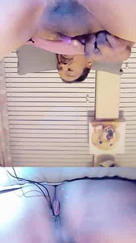 Solo anal sex with toys