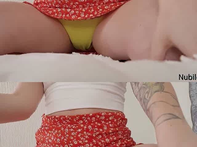 Sexy Brunette Teen 18+ Blowjob And Ass Licking