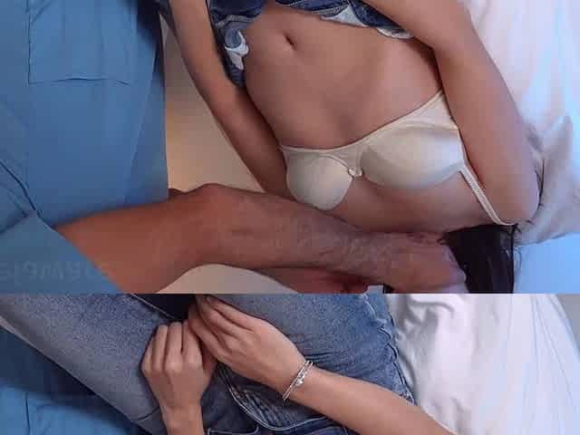 pervert doctor gets free pussy after giving orgasm to the