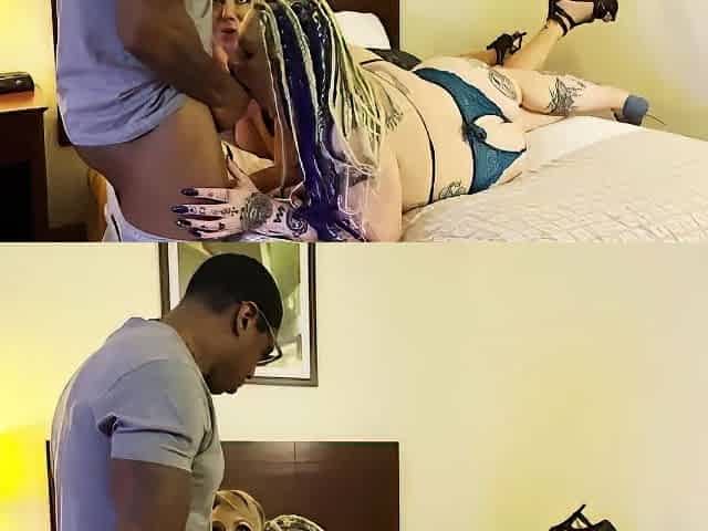 Enormous chested Blonde doggystyle hardcore ramming