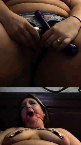 Sexy Alyssa Reece horny solo toy masturbation action