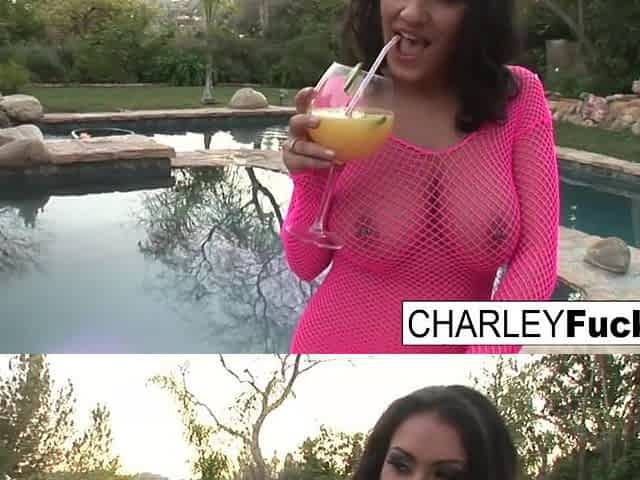 Charley gets screwed near the pool