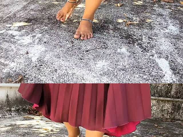 Desi Girl in Skirts, Getting Completely Nude Outdoor