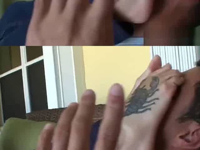 Food goddess feet smelling and hand job