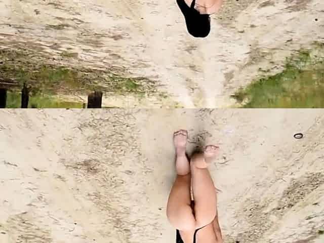 Naked Public Walk with a Naughty Twist