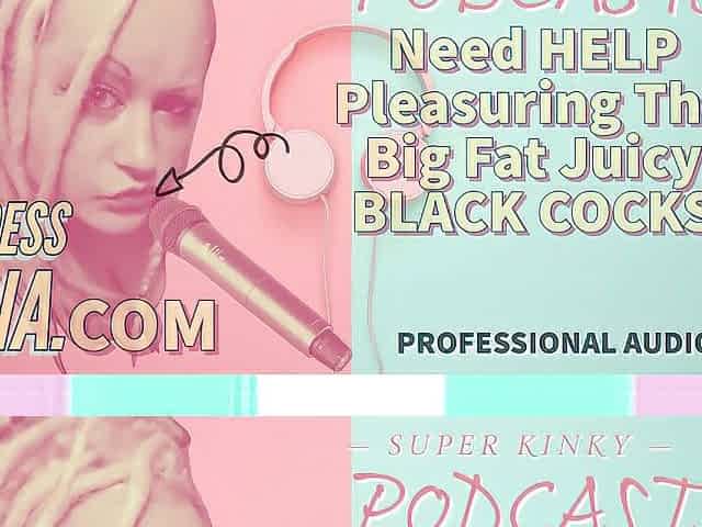 Kinky Podcast 8 Need Assist Gratifying the Large Corpulent Ebony Soaked Dongs