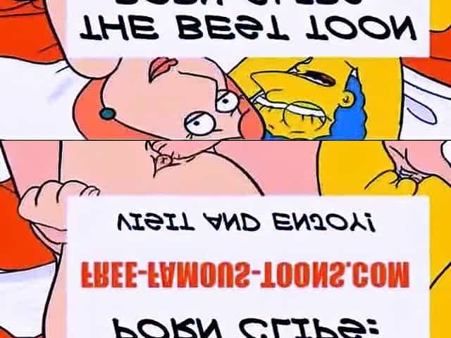 Drawn sex of famous toons