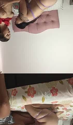 Cutie having lesbo sex with her ally in her room