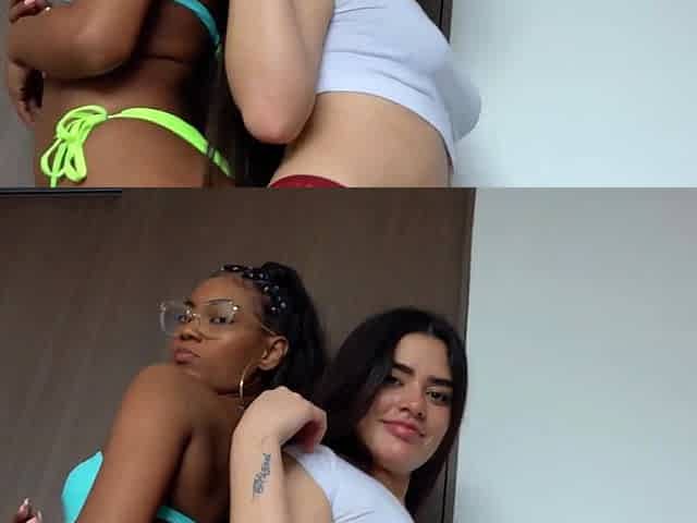 Black White Latina Sluts Team Up To Fuck BWC
