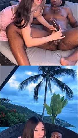 A Hot Asian Onlyfans Star Was Throwed Around By BBC With