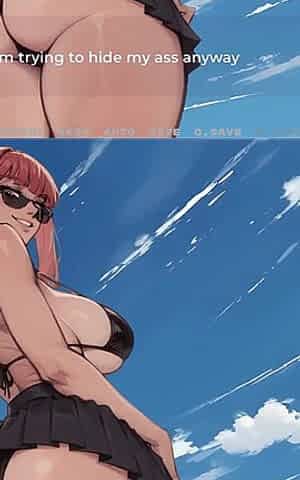 My New Girlfriend Taboo Hentai Game Ep.25 Tiny Bikini for Huge Step Sis Ass!