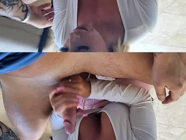 Stranger Gets Lucky With Slutty Hotwife At Party