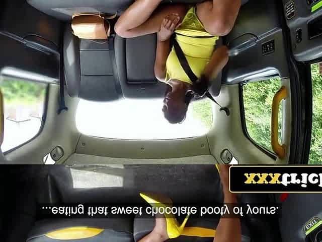 Cabbie Gets a Sloppy Surprise from a Lascivious Black Passenger