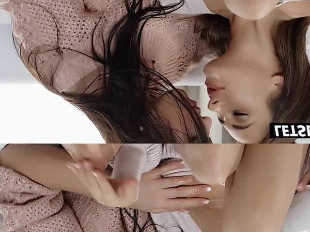 Glamcore Lesbian babes Touching and Tasting Every Other - WHITEBOXXX