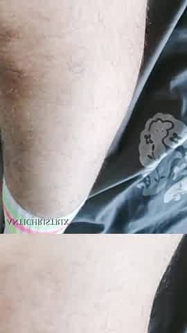 All Natural Leg Tease Hairy and Sensual