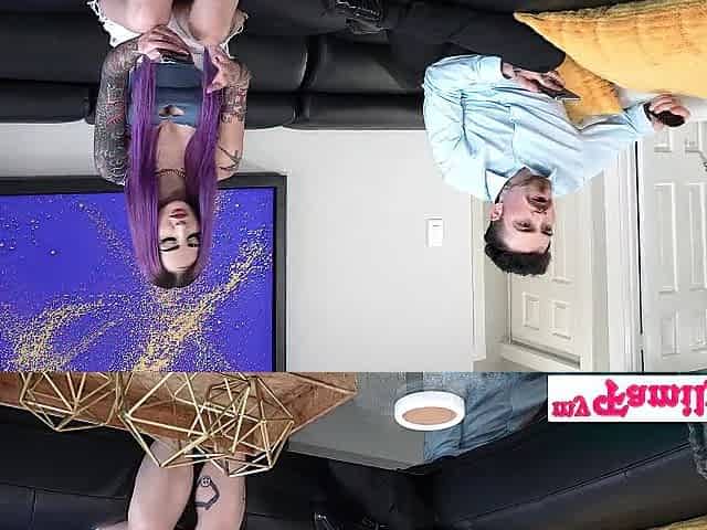 Temptress Valerica Steele Implores Stepdad, "IF I Make U Cum Will We Be Even??"