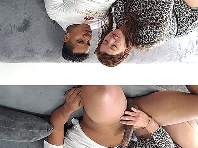 While I'm Waiting for My Girlfriend Her Stepsister Sucks My Cock