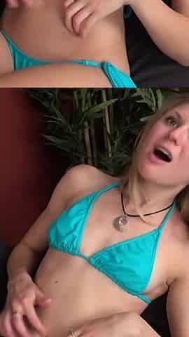 Belly Solo Horny Zoe