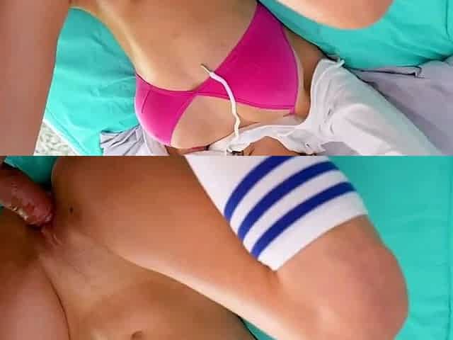 Cute Teen Busted Playing With Pussy Fucked By Step Brother