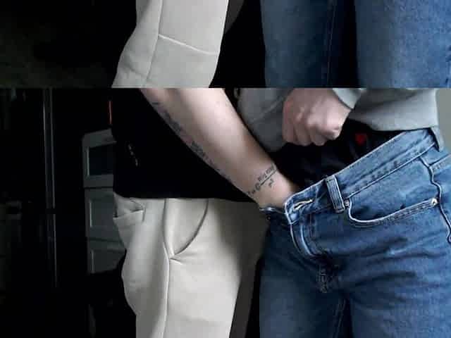 Amateur Fucking and Figerring Girlfriend with Blue Jeans