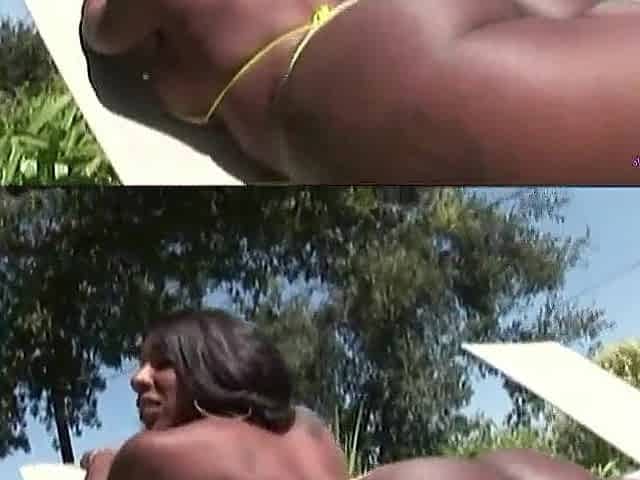 Feeding this black big beautiful woman is much easier than pleasuring her cunt for this white dude