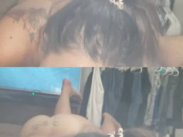 Wife's licks ,u butt and balls