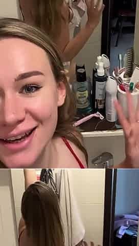 Blonde Piss Queen: 6 Golden Moments Around the House
