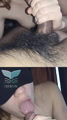I tell my stepbrother to take off the jo-bag and cum inside me - compilation