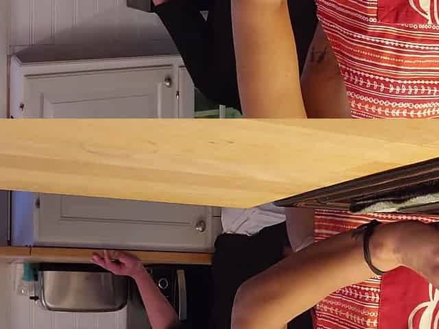 Hot Milf Gets Fucked From Behind In The Kitchen Hur Husband Did She Had Her Camera On